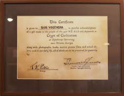Maybe you would like to learn more about one of these? The Yoga Institute S Publications Preserved In The Crypt Of Civilization Google Arts Culture
