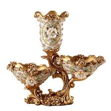 See more ideas about centerpieces, table centerpieces, flower arrangements. Zr Decor European Style Resin Large Flower Vases For Living Dining Room Table Centerpiece Bedroom Office Hotel Home Decoration Hand Painted Tall Decorative Vase Best Wedding Gift 35 33cm Buy Online In Antigua And Barbuda At