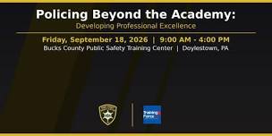 Policing Beyond the Academy: Professional Development