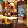 The chairs in fabric and wood will complete the decor of a contemporary or refined table bringing softness and color. 3