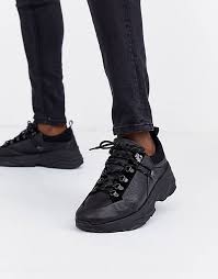 Maybe you would like to learn more about one of these? Selected Homme Baskets A Semelle Epaisse En Cuir Haut De Gamme Noir Asos