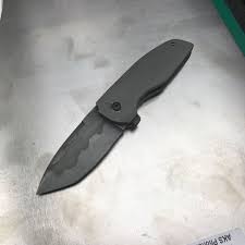 Sheepdogknives Svs With A Hamon Floating Timascus Standoff And Black Timascus Pivot Collar Knife Folding Knives Standoff