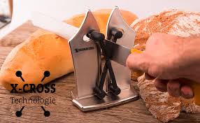 Bavarian edge kitchen knife sharpener instructions for making. Mediashop Bavarian Edge Knife Sharpener Pack Of 2 Knife Sharpener For All Knives Including Saw Knives No More Blunt Knives With The Professional Tungsten Carbide Knife Sharpener Amazon Co Uk Kitchen Home