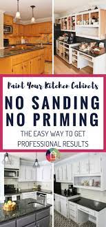 How To Paint Kitchen Cabinets Without Sanding Or Priming Step By Step Kitchen Renovation Kitchen Design Kitchen Cabinets