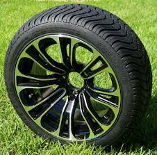 14 Vector Golf Cart Wheels And 205 30 14 Dot Tires Combo Golf Cart Tire Supply Golf Carts Golf Cart Wheels Golf Cart Tires
