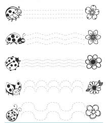 Ladybug Trace Line Worksheets 1 Crafts And Worksheets For Preschool Toddler And Kinder Ladybugs Preschool Tracing Worksheets Preschool Preschool Tracing