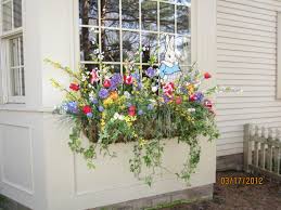 Flowers are often displayed prominently by the window or as a table centerpiece, and so reminds the recipient of you whenever they glance at it. Pin By Sharon Rucinski On Spring Easter Easter Window Boxes Spring Window Boxes Window Box Flowers