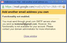 Smtp delivery in prtg works in automatic smtp delivery mechanism, but i wanted to know why it if i select via smtp relay server option, the logs show: No Longer Able To Add Email Aliases In Google Apps User S Account Server Fault