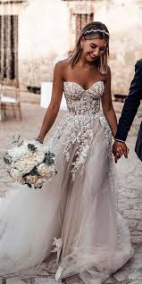 Customized Service And Rush Order Are Available There Is Our Email Address Dressesmelody Outlook C Grey Wedding Dress Applique Wedding Dress Boho Bridal Dress