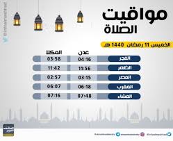 مواقيت الصلاة ليوم الخميس 15 تموز / 4 ذو الحجة 1442. ØªØ¹Ø±Ù Ø¹Ù„Ù‰ Ù…ÙˆØ§Ù‚ÙŠØª Ø§Ù„ØµÙ„Ø§Ø© Ø§Ù„ÙŠÙˆÙ… Ø§Ù„Ø®Ù…ÙŠØ³ 11 Ø±Ù…Ø¶Ø§Ù† Ø­Ø³Ø¨ ØªÙˆÙ‚ÙŠØª Ø§Ù„Ø¹Ø§ØµÙ…Ø© Ø¹Ø¯Ù† ÙˆÙ…Ø¯ÙŠÙ†Ø© Ø§Ù„Ù…ÙƒÙ„Ø§ Ø§Ù†ÙÙˆØ¬Ø±Ø§Ù