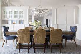 dining room with pass through to