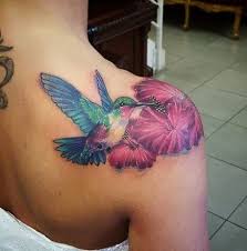 Bird And Flower Tattoo On Shoulder Humming Bird Tattoo Shoulder 68 Best Ideas Bird Shoulder Tattoos Hummingbird Tattoo Flower Tattoo Shoulder
