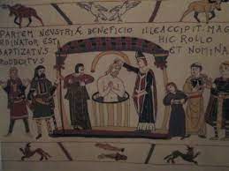 rollo tapestry 22 meters long 60 centimeters high hand embroidered done in 2011 for the 1100th anniversary of viking culture viking history bayeux tapestry