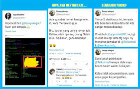 Munculnya denny siregar karena buruknya komunikasi di dalam pemerintahan jokowi. Awalnya Menyangkal Kini Denny Siregar Mau Nuntut Telkomsel Gara Gara Data Pribadi Disadap Bocor Dan Disebar Portal Islam