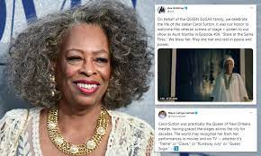 She was married to archie sutton. Steel Magnolias Actress Carol Sutton Dead At 76 After Months Long Battle With Covid 19 Daily Mail Online