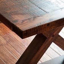 Gilt top coffee cocktail table rough hewn wood unique. Rough Sawn Barnwood Kitchen Table Vale Lorin Bruck Design