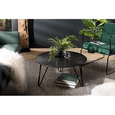 Tablespoon measurements converted to grams. Table Basse Ronde 75x75cm Aluminium Noir Pieds Epingles Metal