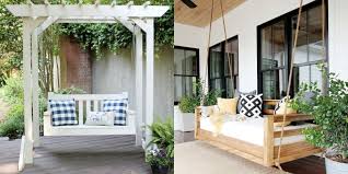 Everyone loves porch swings, but not everyone has the right space for them. 16 Porch Swing Plans Diy Porch Swing