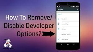 Firstly, unlock your device using the existing pin, pattern, or password. How To Enable And Disable Developer Options In The Galaxy S7 Duopc