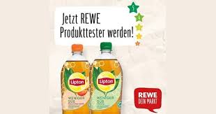 Rewe 5 000 Produkttester Fur Lipton Weniger Suss Eistee Gesucht Rewe Edeka Eistee