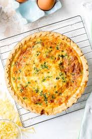 Classic Quiche Lorraine A Cheesy Bacon Quiche Is Easy To Make And Great For Any Meal This Recipe Use Lorraine Recipes Quiche Lorraine Recipe Quiche Lorraine