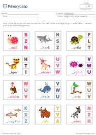 This alphabet song in our let's learn about the alphabet series is all about the vowel u your children will be engaged . Foundation Beginning Letter Sounds S T U V W X Y Z Worksheet Primaryleap Co Uk