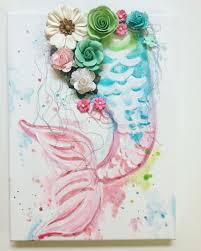 Check spelling or type a new query. Mermaid Tail Painted On Canvas My Little Sister Loved This Project Mermaid Canvas Mermaid Crafts Mermaid Decor