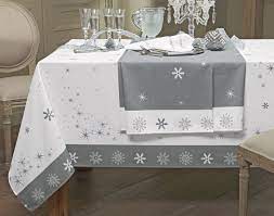Everything you need to know. Nappes Polyester Motif Flocons Et Etoiles Becquet