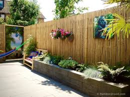 Image Of 26 Bamboo Fencing Ideas For Garden Patio Or Balcony Pertaining To Bamboo Fencing Roll Use Bamboo F Bamboo Garden Bamboo Garden Fences Backyard Fences
