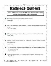 Hos quotes for instagram plus a list of quotes including buffy loves angel. Respect Quotes Worksheets