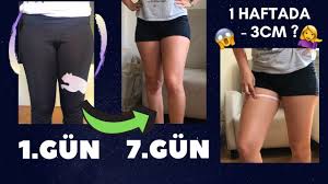 1 Haftada Bacak Inceltme April Han In 1 Haftada 3 Cm Incelten Bacak Egzersizlerini Denedim Youtube
