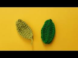 Tig Isi Yaprak Yapilisi Crochet Leaf Making Youtube Tig Isleri Yaprak Orgu