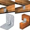 Ensure that the support surface of the bracket (long arm) is level with the ground by using the bubble level. 1