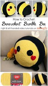 Benevolent Bumble Bee Tutorial Right Left Handed Moogly Crochet Bee Moogly Crochet Patterns Moogly Crochet