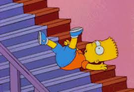 Meme Generator Bart Falling Down Stairs Newfa Stuff