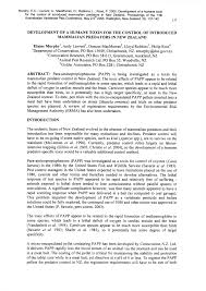 With emergency local engineers covering all areas, ready 24 hours a day*, a2b pest control christchurch can provide help with most expediency. Pdf Development Of A Humane Toxin For The Control Of Introduced Mammalian Predators In New Zealand