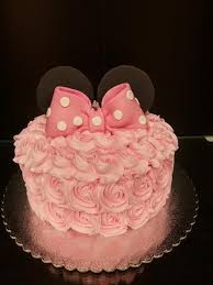 Minnie Mouse Rose Cake Gateau Fete Gateau Minnie Gateau
