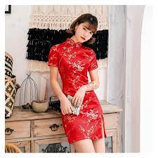 Chinese red dress