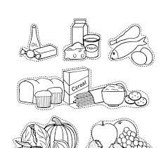 Fruit coloring pages vegetable coloring pages food coloring pages. Printable Food Group Coloring Pages Novocom Top