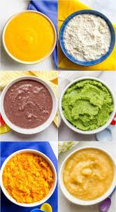 homemade baby food combinations family food on the table