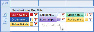 If you want the task to repeat, click recurrence, select the options you want,. View Your Tasks Outlook