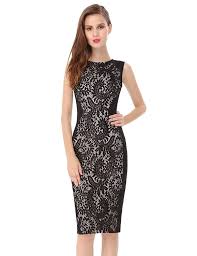 Ever Pretty Elegant Sleeveless Lace Knee Length Fitted Cocktail Dress 05336 Hurry Che Cocktail Dress Lace Cocktail Dress Vintage Knee Length Cocktail Dress