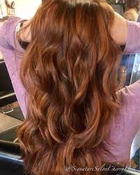 Soft Copper Glaze Over Natural Balayage By Janyra Short Hair Balayage Balayage Balayage Brunette