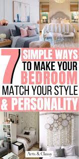 How To Decorate Your Bedroom Theme It Around Your Personality Arts And Classy Bedroom Decor For Women Diy Master Bedroom Decor Small Room Bedroom