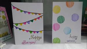 How to make birthday cards. How To Make Birthday Card Diy Easy Birthday Card Idea Using Sketch Pens Only
