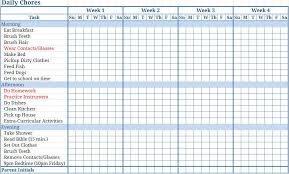 66 disclosed downloadable chore chart template