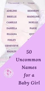 50 Baby Girl Names That Are Not In The Top 50 Diary Of A So Cal Mama Baby Girl Names Unique Trendy Baby Girl Names Girl Names With Meaning