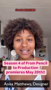 🎬 The countdown continues! We’re just DAYS away from the premiere of  Season 4 of From Pencil to Production!, Meet our next contestant:  @diasporicsol, aka Anisa Matthews! ✨ She’s sharing a ...