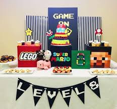 Video games birthday birthday party food party entertainment birthday party themes roblox birthday party backdrop display and table centerpieces (qty 3). Video Game Party Decorations Wild Country Fine Arts