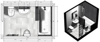 Plano de casa de verano de una planta, dos dormitorios y 115 metros cuadrados. Disenos De Banos Pequenos Con Tina